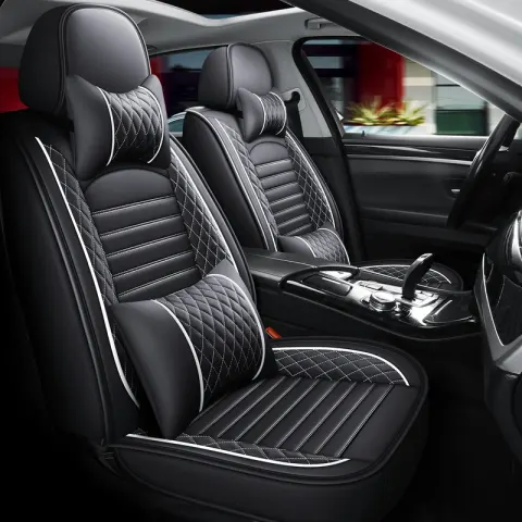 Four-Season Universal Leather Seat Covers Full-Enclosure Five-Seater Car Mats
