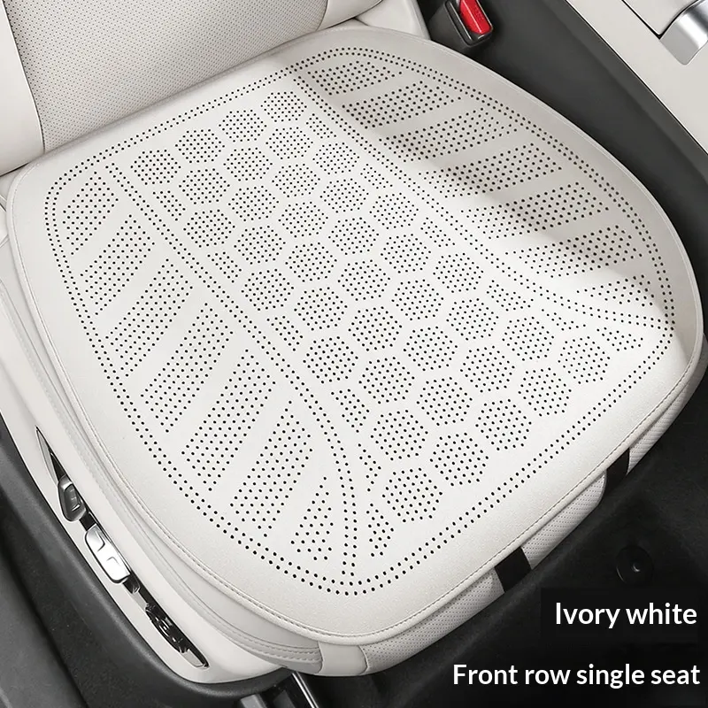 Four-Season Universal Ultra-Thin Suede-Look Three-Piece Car Seat Cushion Set