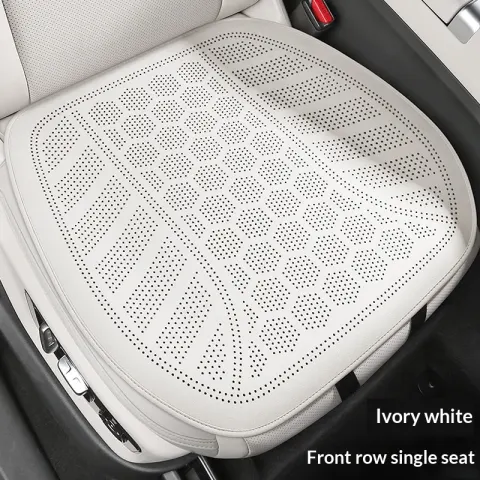 Four-Season Universal Ultra-Thin Suede-Look Three-Piece Car Seat Cushion Set