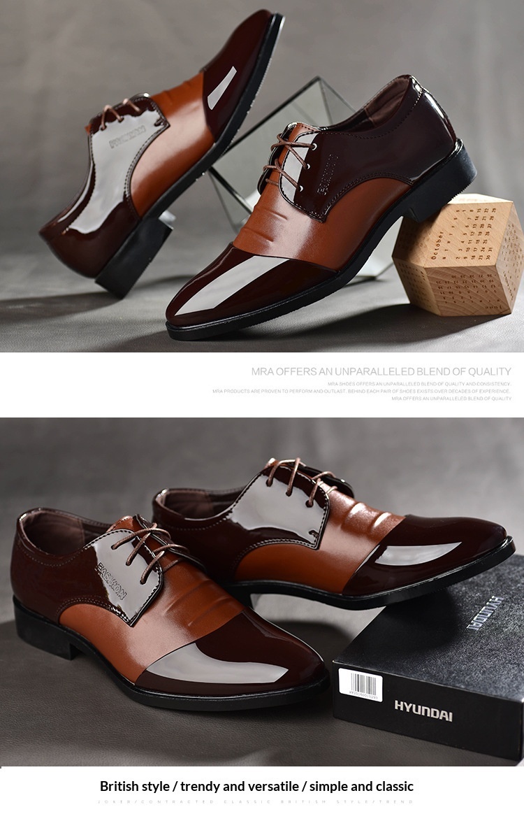 Men's Business Leather Shoes Black 26 4fe5d44e fa24 468e 9250 e55250cb42a7 trans