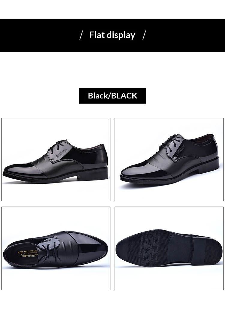 Men's Business Leather Shoes Black 20 723ff302 d44d 4e7e a3ab 3598e5fdad8c trans