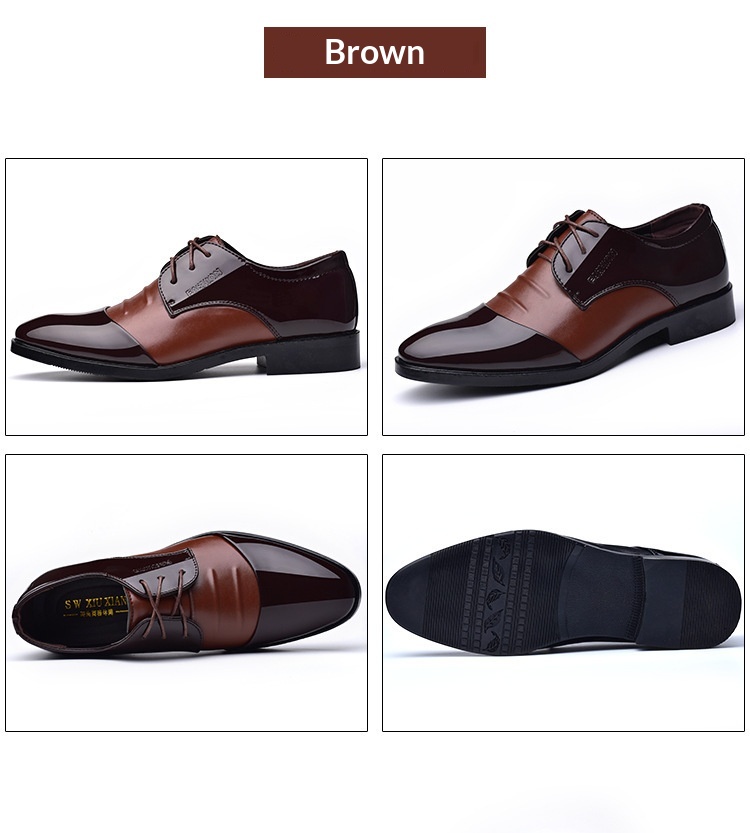 Men's Business Leather Shoes Black 31 e90e2dbf cd4e 404c 9672 0b066d4263c3 trans