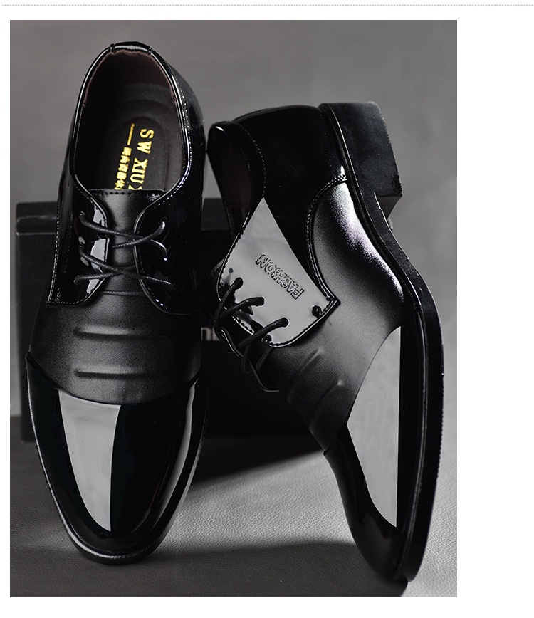 Men's Business Leather Shoes Black 18 fa76e674 38f7 4b14 b699 ba8345da846b trans