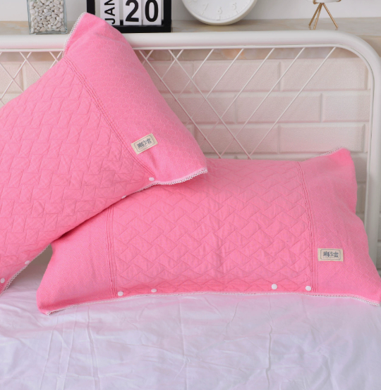 Cotton Gauze Pillowcase With Buckle Adjustable