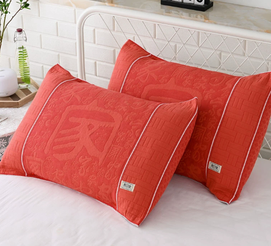 Cotton Gauze Pillowcase With Buckle Adjustable