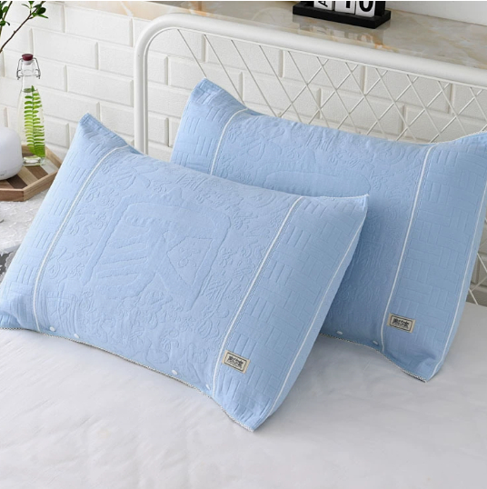 Cotton Gauze Pillowcase With Buckle Adjustable