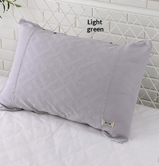 Single-person Pure Cotton Pillow Cover All-cotton Jacquard Anti-drool Pillowcase