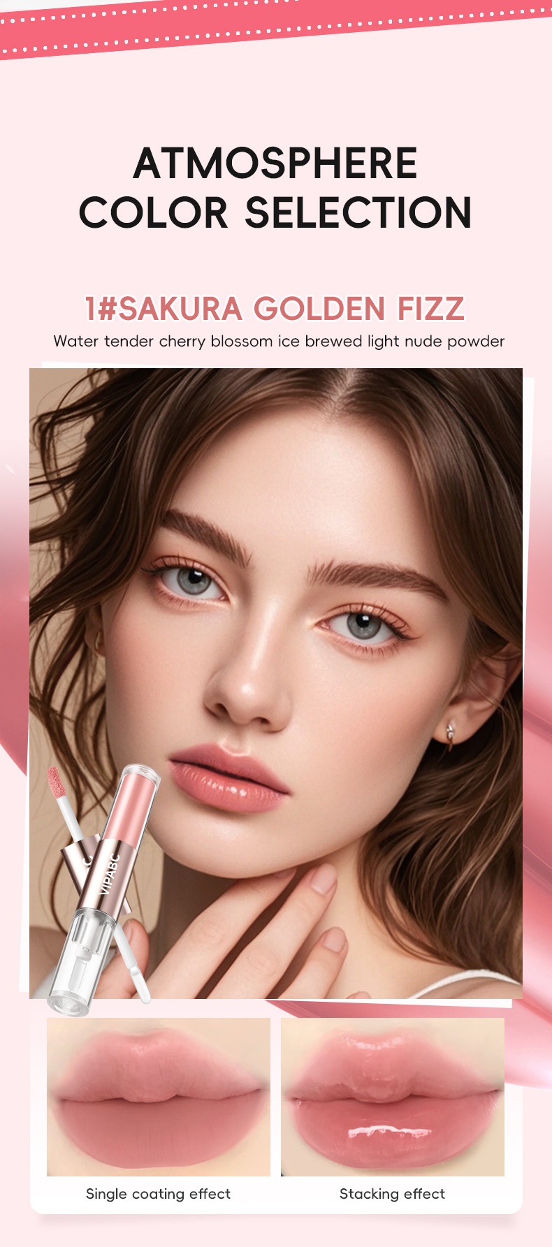 Moisturizing, Subtly Tinted Nude Mirror-gloss Lip Gloss