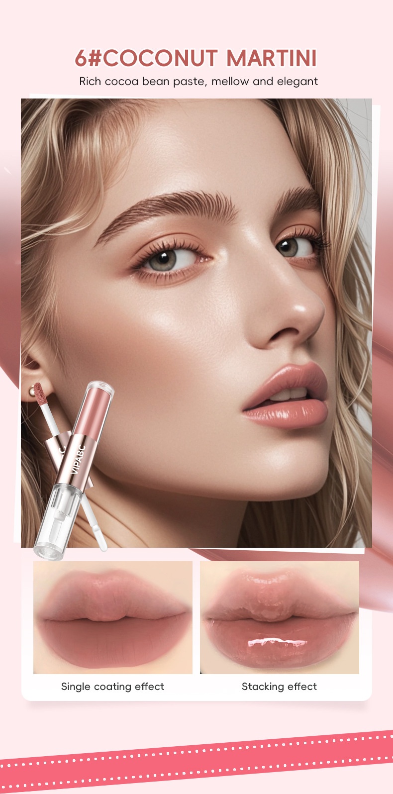 Moisturizing, Subtly Tinted Nude Mirror-gloss Lip Gloss