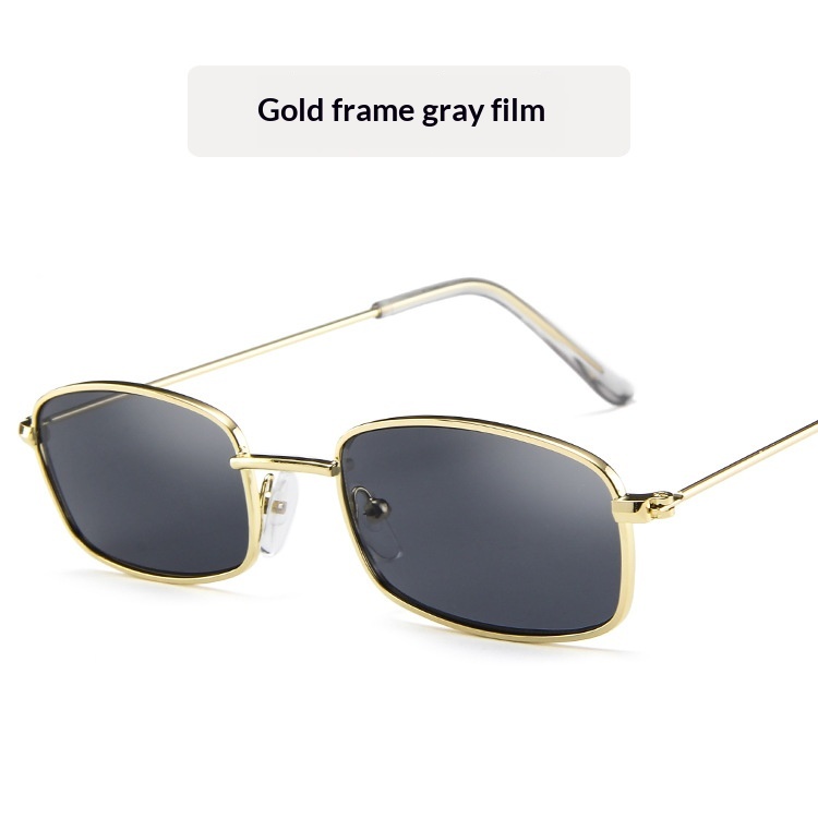 New Metal Small Square Frame Sunglasses