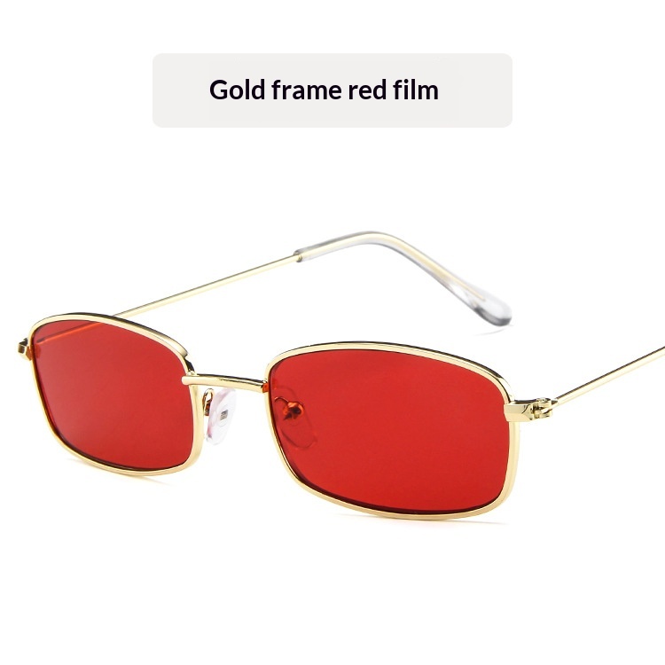 New Metal Small Square Frame Sunglasses
