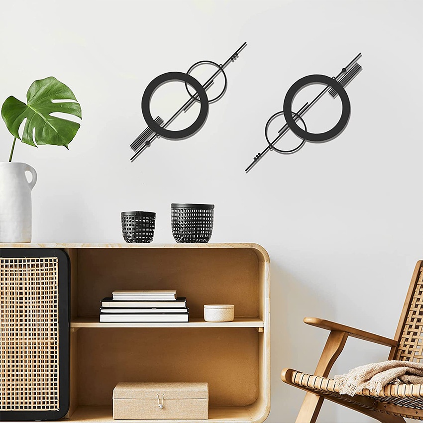 Household Metal Geometric Wall Art Decoration
