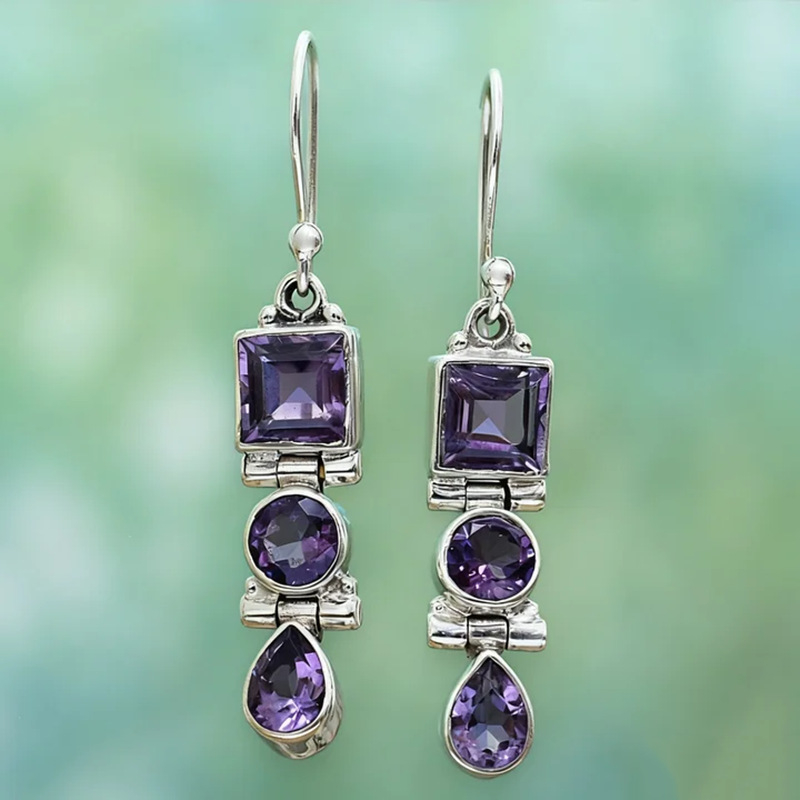 Comfortable Lightweight Geometric Oval Earrings