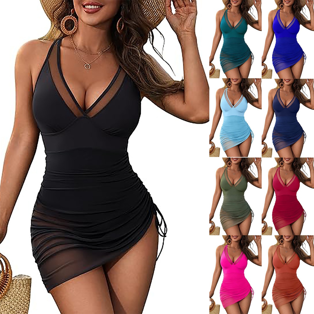 European And American One-piece Women's Swimsuits