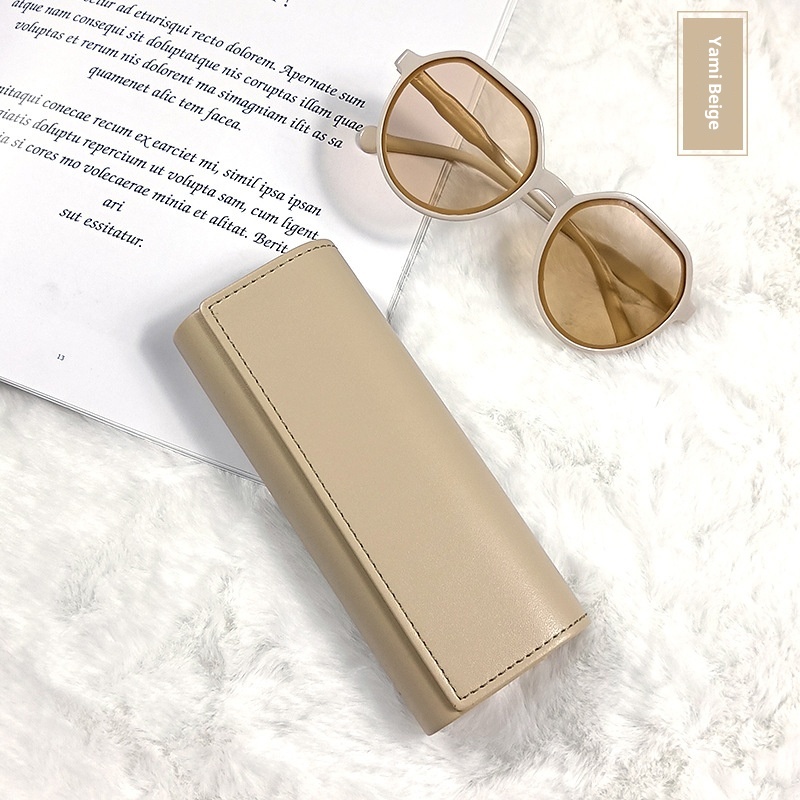 Portable And Minimalist Leather Glasses Case