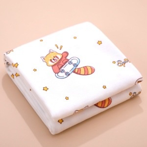 Newborn Cotton Swaddle Blanket For Baby Nursery Room
