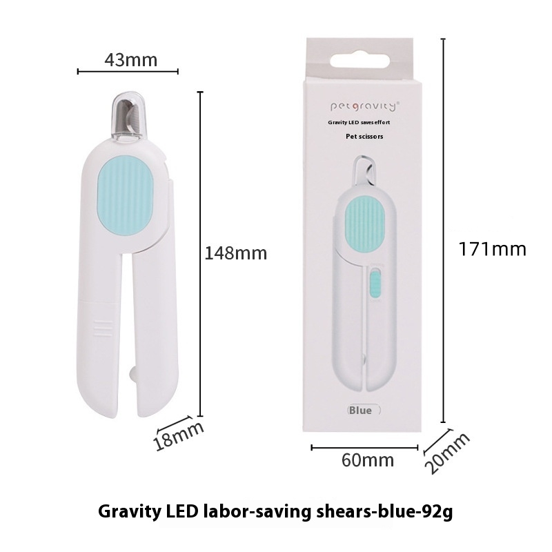 Pet LED Labor-saving Cat Nail Scissors