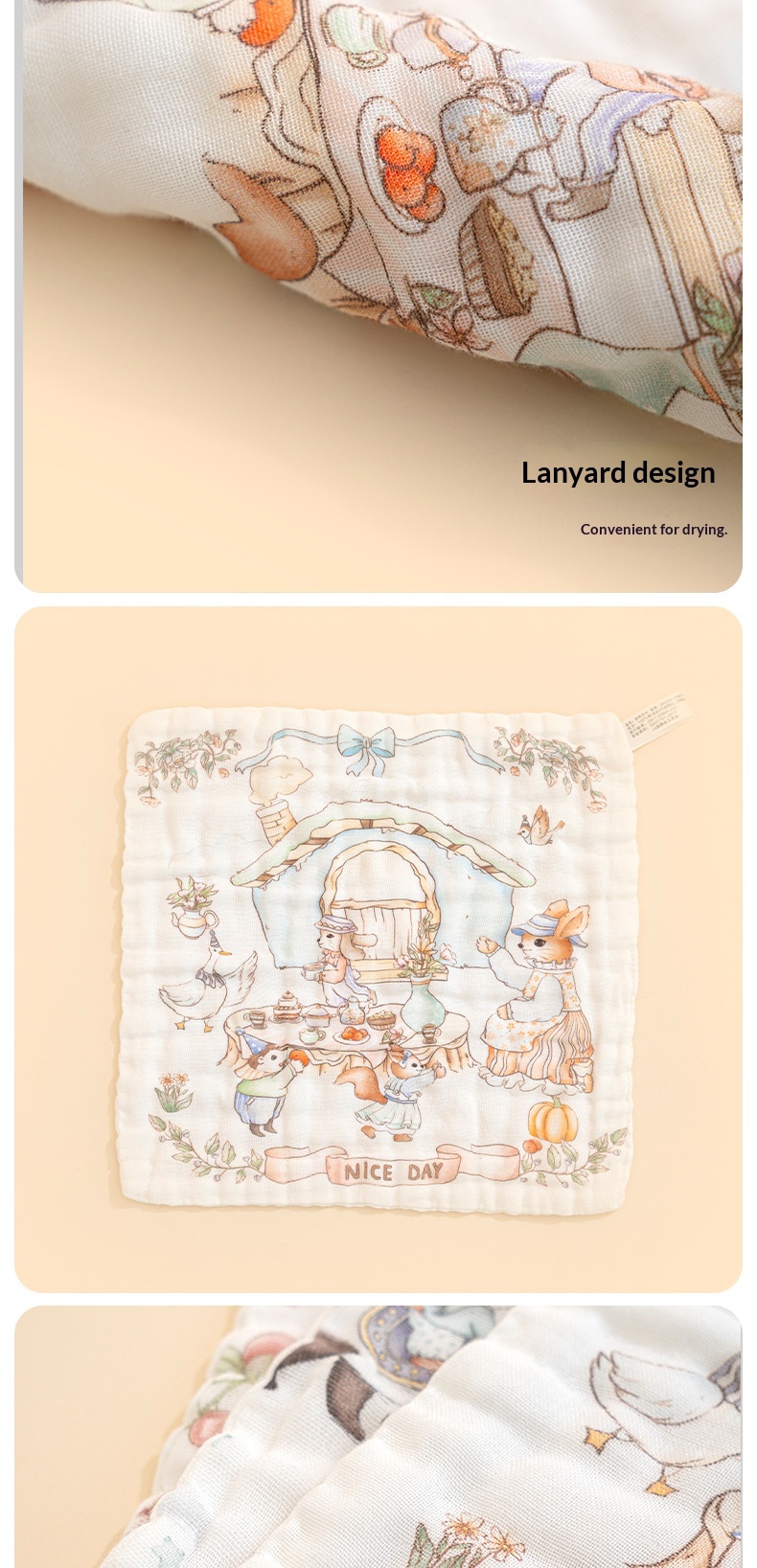 Kids Gauze Towel Pattern 6