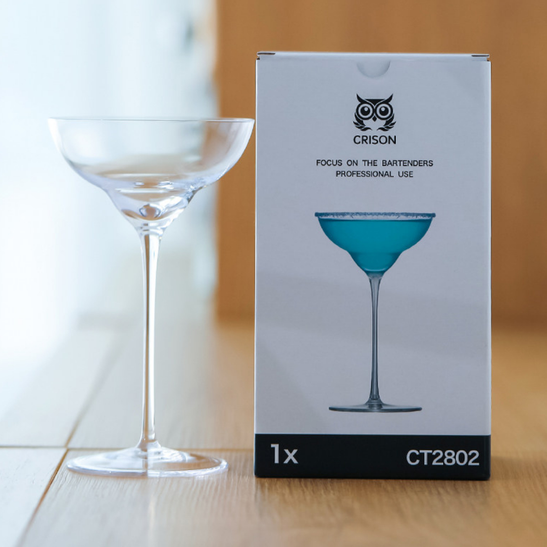 Lead-free Crystal Cocktail Glasses
