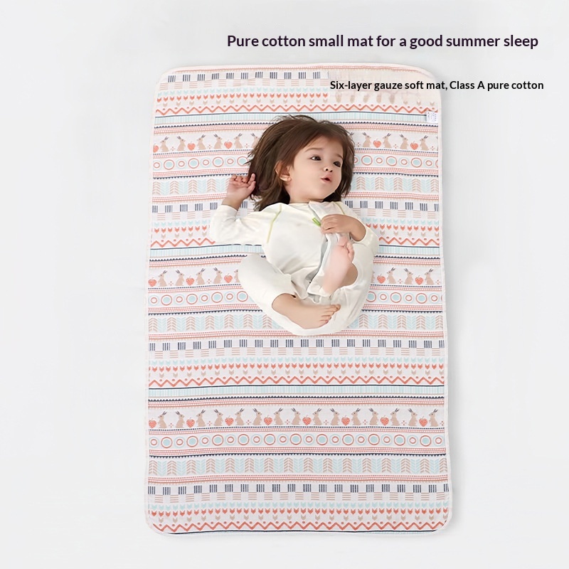 Baby Cooling Mat Six-layer All-cotton Gauze For Toddlers