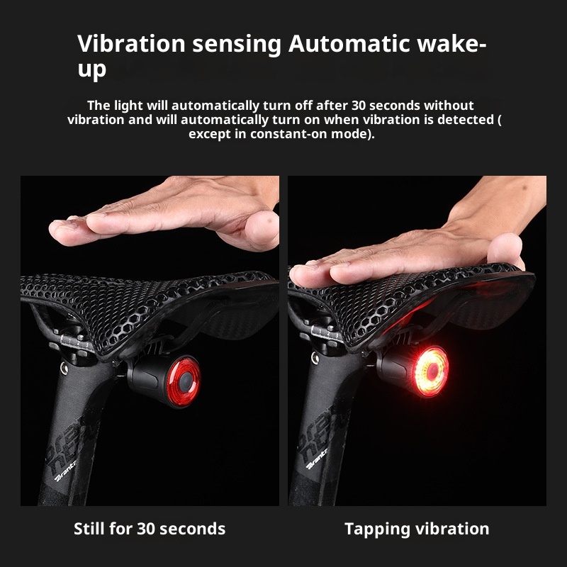 Bicycle Tail Light With Long Battery Life For Mountain Bike Night Riding