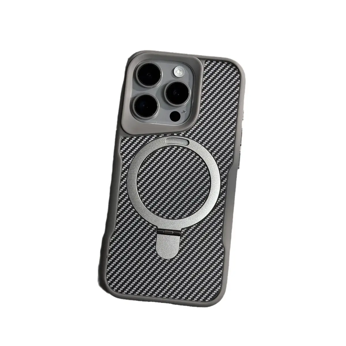 Armor Slim Waist Magnetic Suction Bracket Phone Case