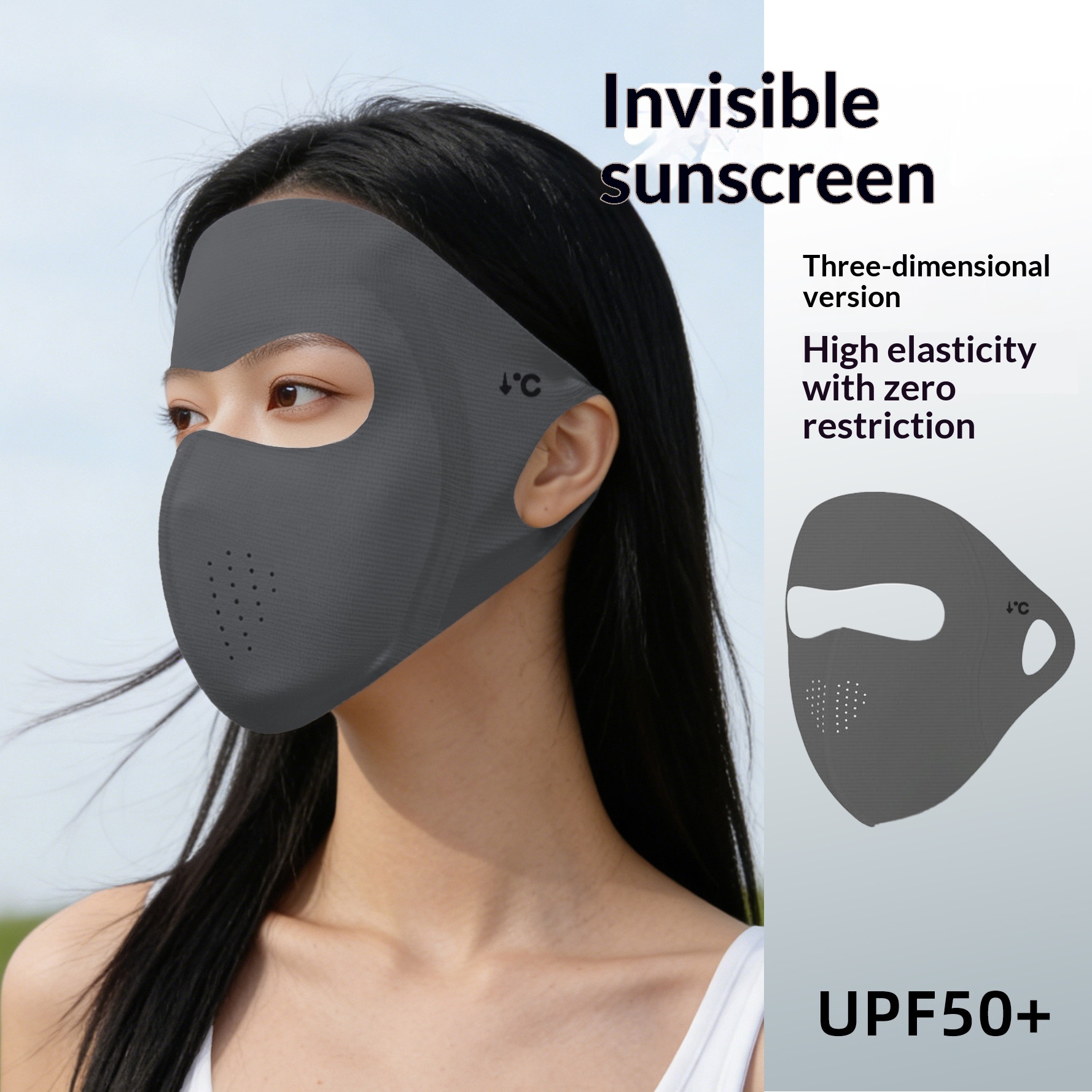 Summer Full-Face Sun-Protective Mask For Women