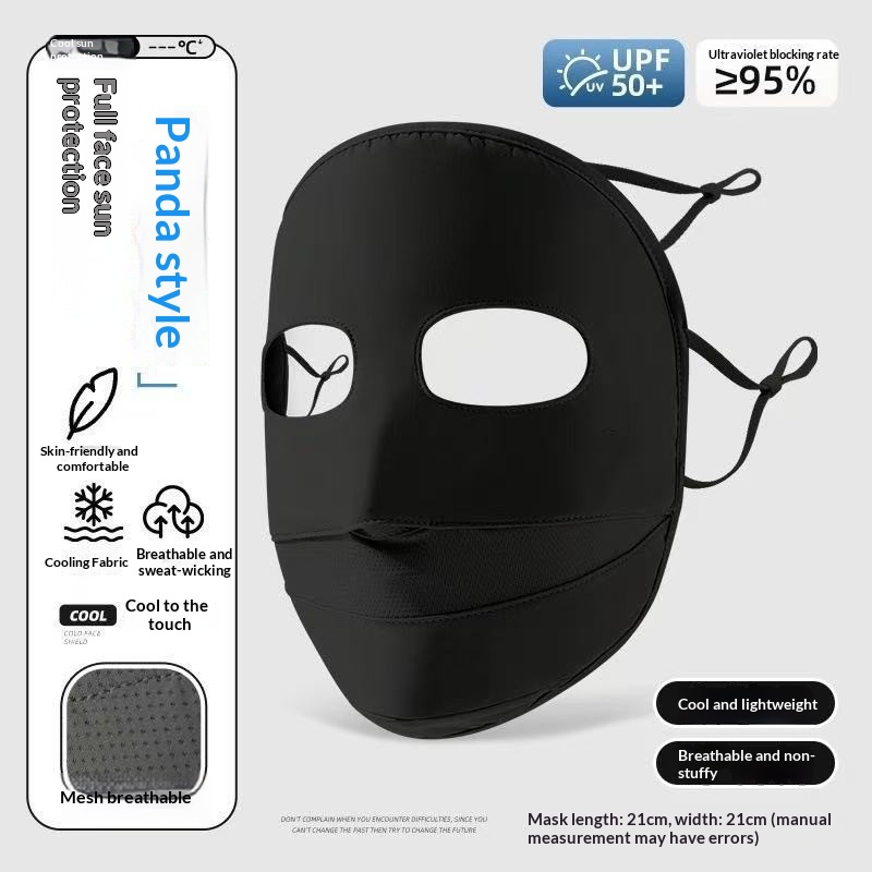 Sun-protective Mask For Women UV-blocking Ice-silk Face Mask