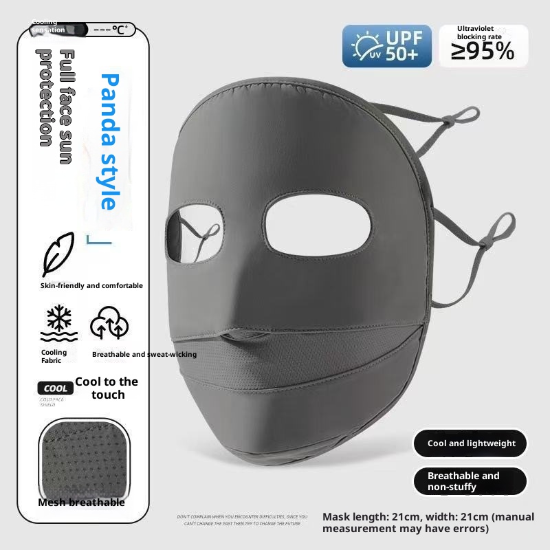 Sun-protective Mask For Women UV-blocking Ice-silk Face Mask