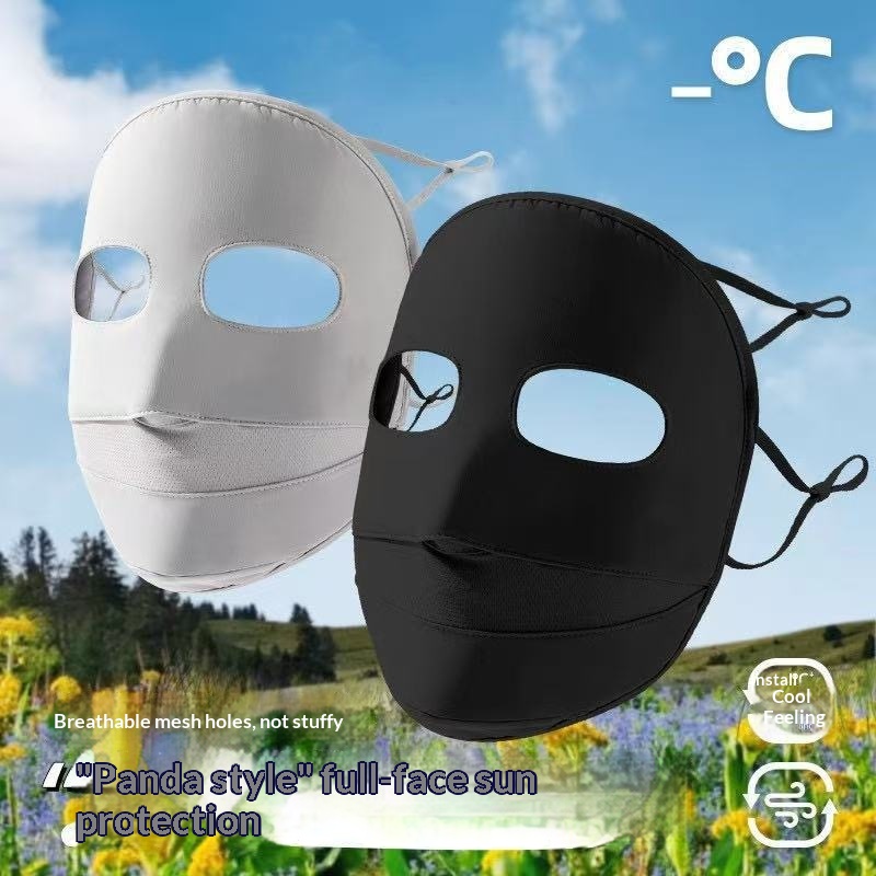 Sun-protective Mask For Women UV-blocking Ice-silk Face Mask