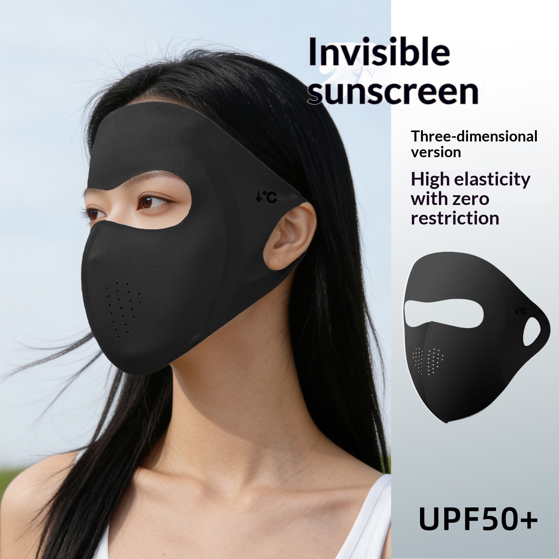 Summer Full-Face Sun-Protective Mask For Women
