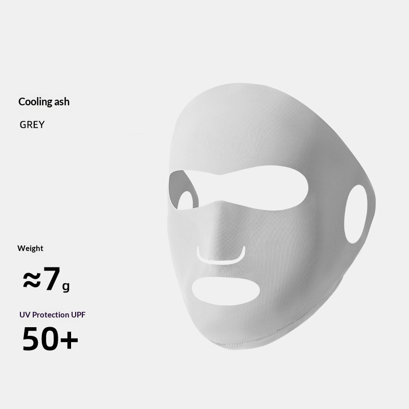 Summer Ice Silk Full-Face Sun-Protective Mask For Women