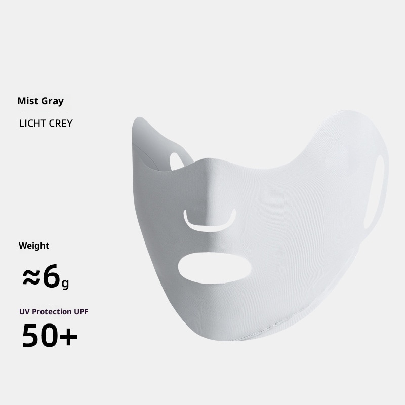 Summer Ice Silk Full-Face Sun-Protective Mask For Women