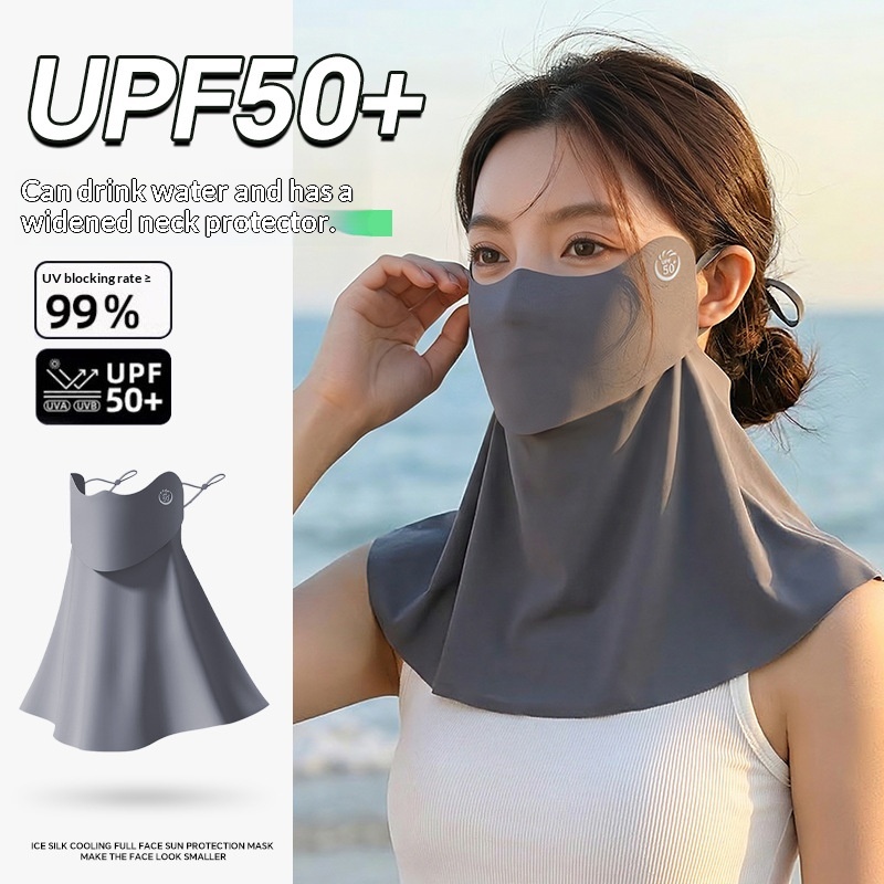 Womens Half-face Uv-protective Sun Mask