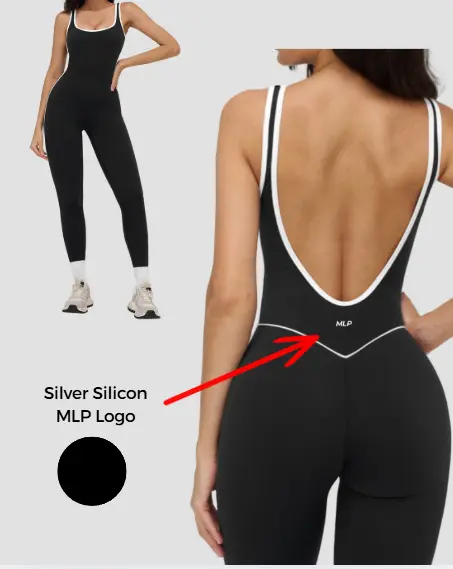 Nude-Feel Yoga Jumpsuit With Contrasting Trim And Generous Boat Neckline Fitness Wear