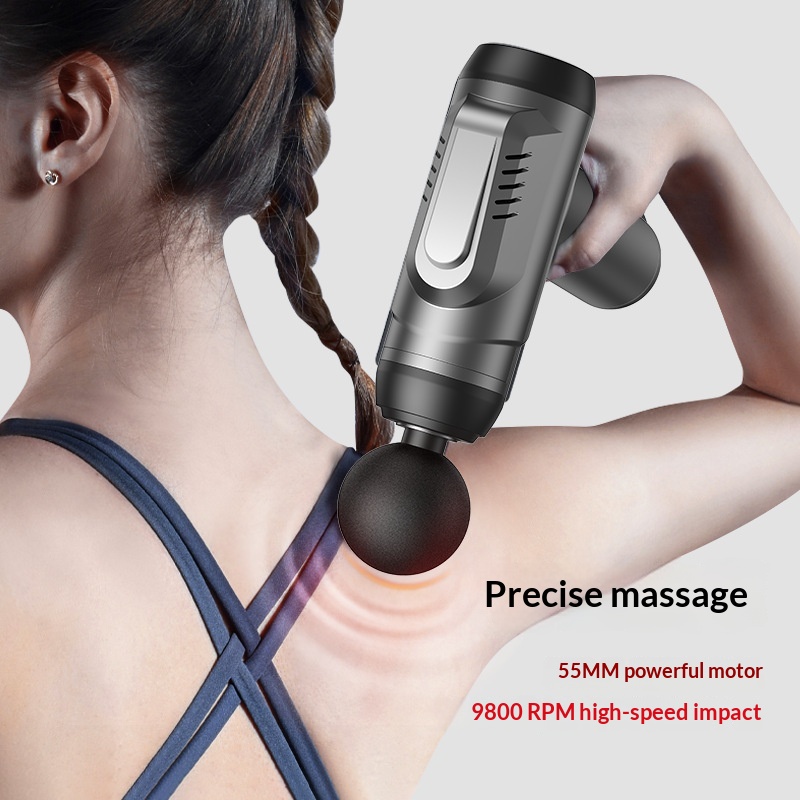 Rechargeable Fascia Gun For Home Use, Intelligent Muscle Relaxation Massager