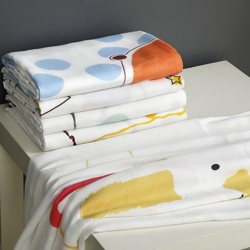 Infant And Toddler Bamboo Fiber Class A Blanket Bath Towel Cooling Blanket