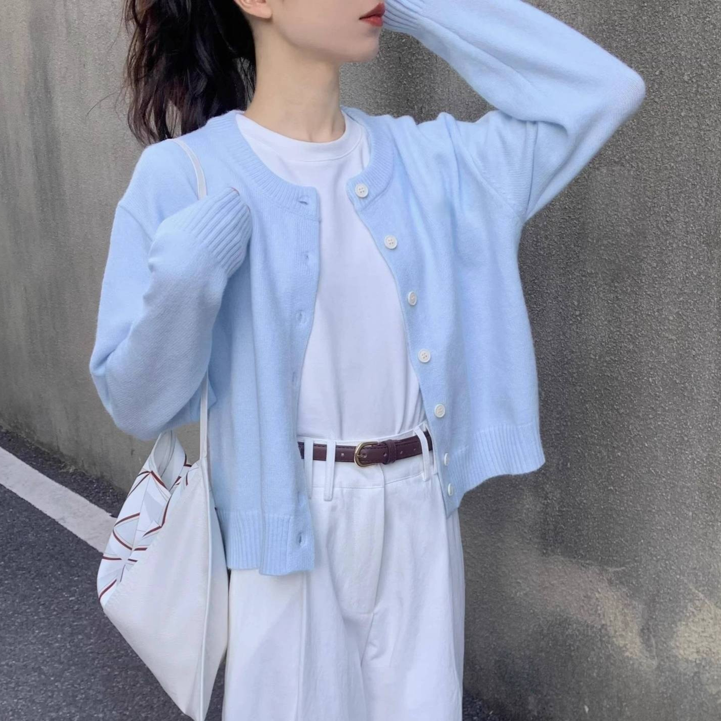 Soft And Cozy Single-breasted Cardigan Knit Top