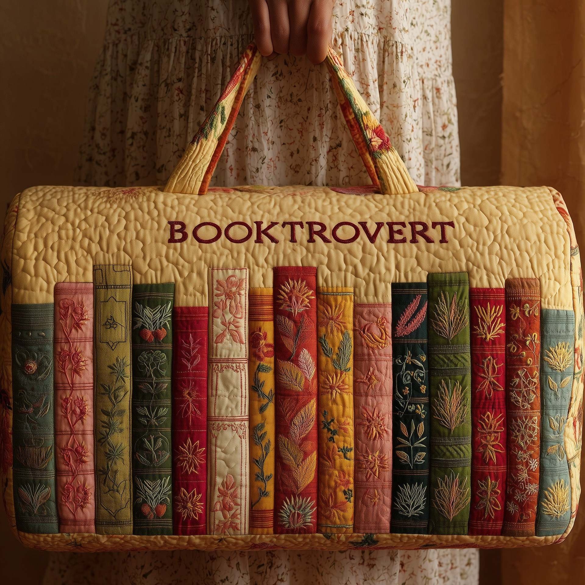 Bookwind Series Short-Distance Handheld Quilted Embroidery Travel Bag Multi-Functional 25 f20c077b 8610 4d5c 87d2 d36b994afb96