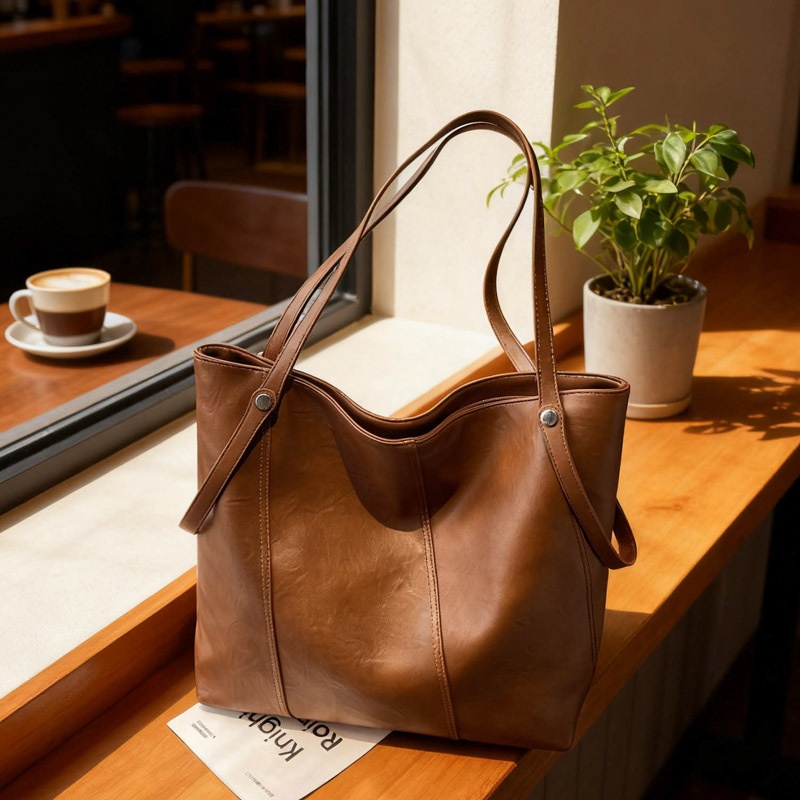 PU Tote Shoulder Bag, picture 6 of 6