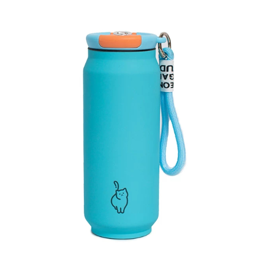 Multi-color Pull-tab Can Opener With Carrying Strap Outdoor Insulated Cup