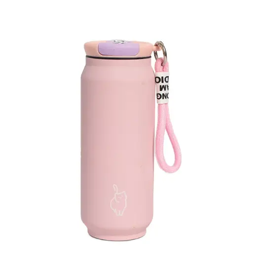 Multi-color Pull-tab Can Opener With Carrying Strap Outdoor Insulated Cup