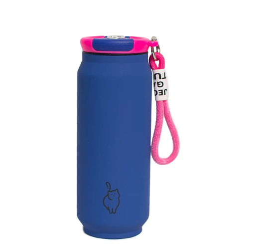 Multi-color Pull-tab Can Opener With Carrying Strap Outdoor Insulated Cup