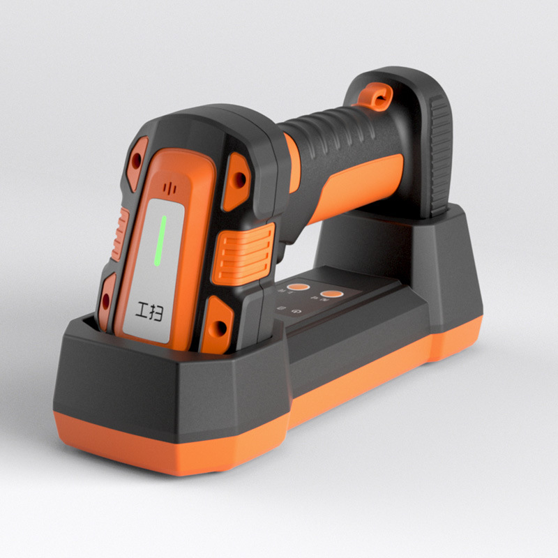 Industrial-grade BarcodeQR Code Bluetooth Scanner With Stand