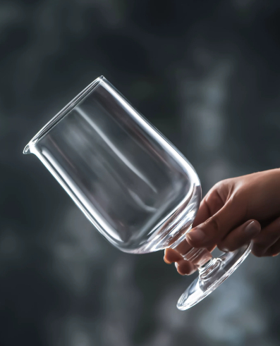 High-legged Crystal Cocktail Shaker