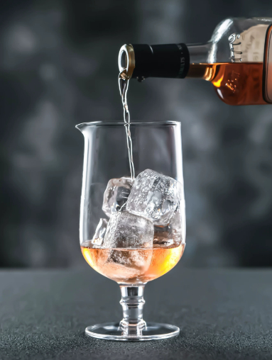 High-legged Crystal Cocktail Shaker