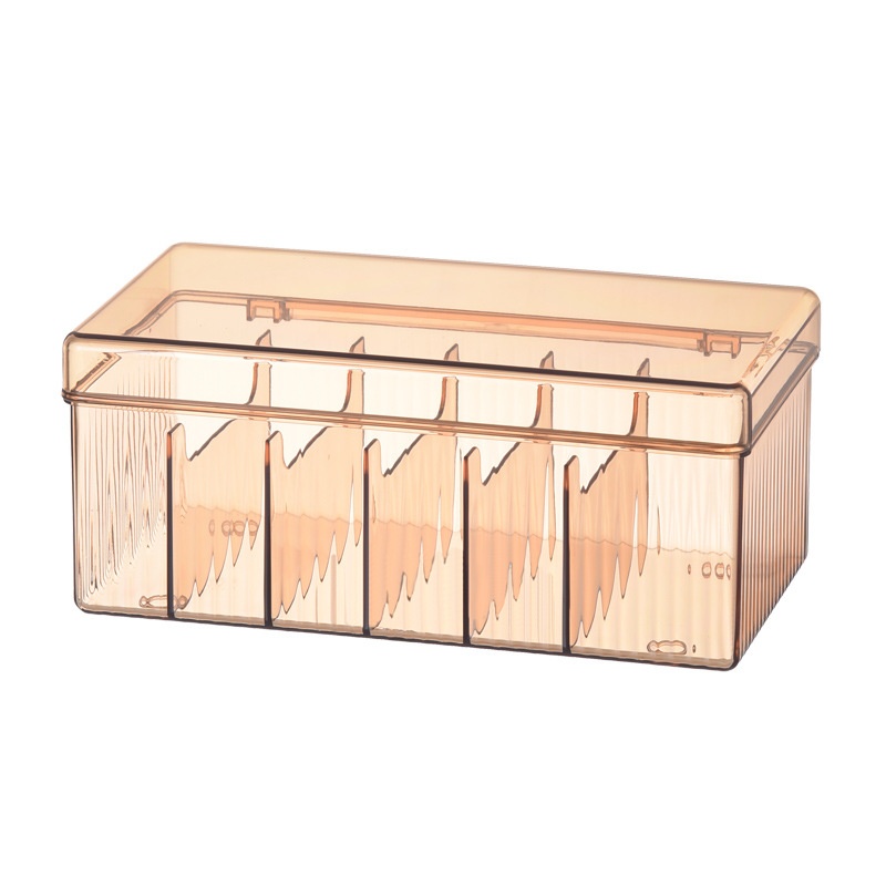 Transparent Makeup And Nail Art Storage Box With A Lid For Lashes And Nails