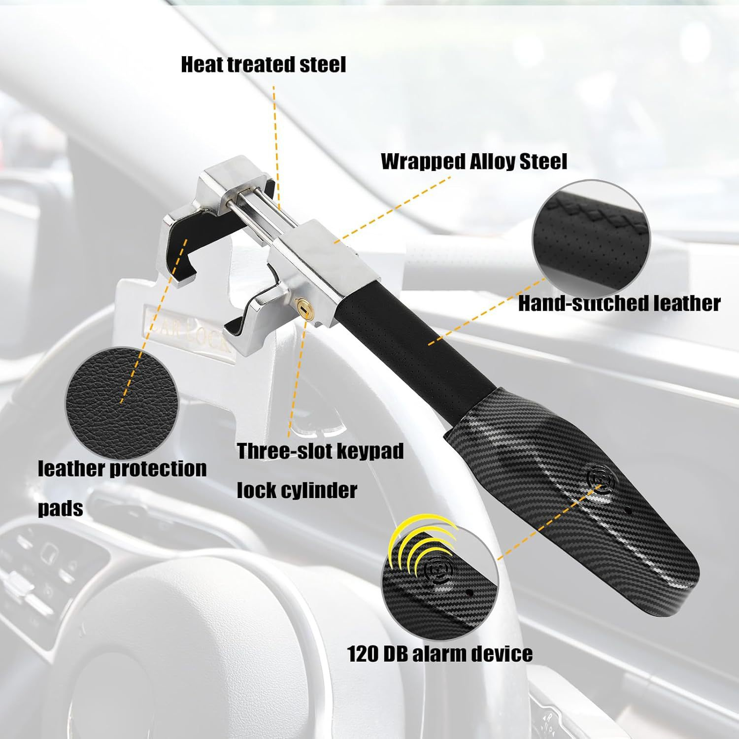 Automobile Universal Steering Wheel Lock