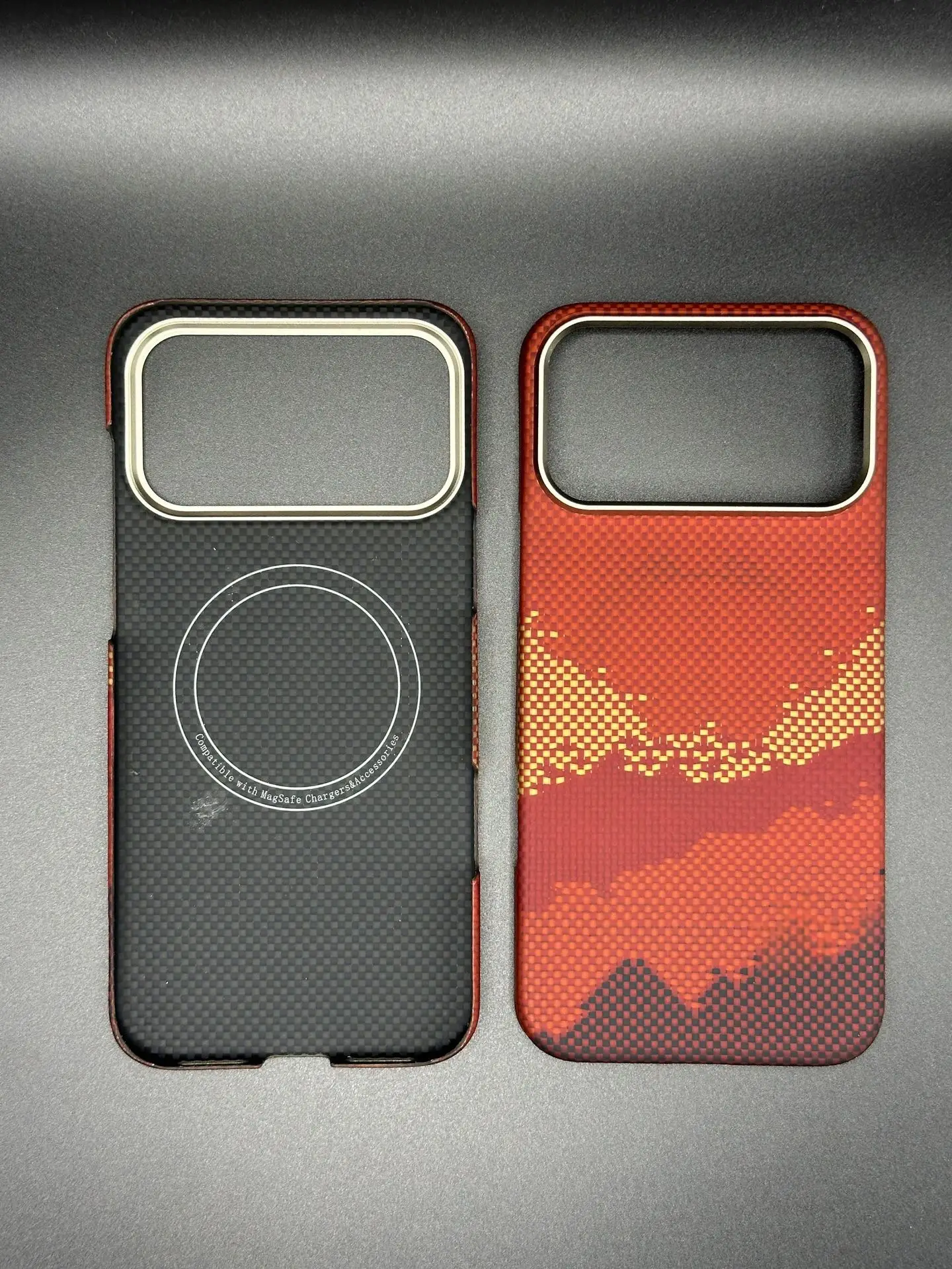 Creative Carbon Fiber Magnetic Anti-Drop Phone Case