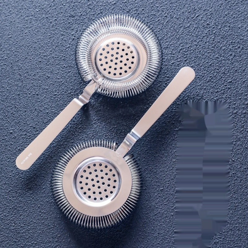 Stainless Steel European Hawthorne Cocktail Ice Filter